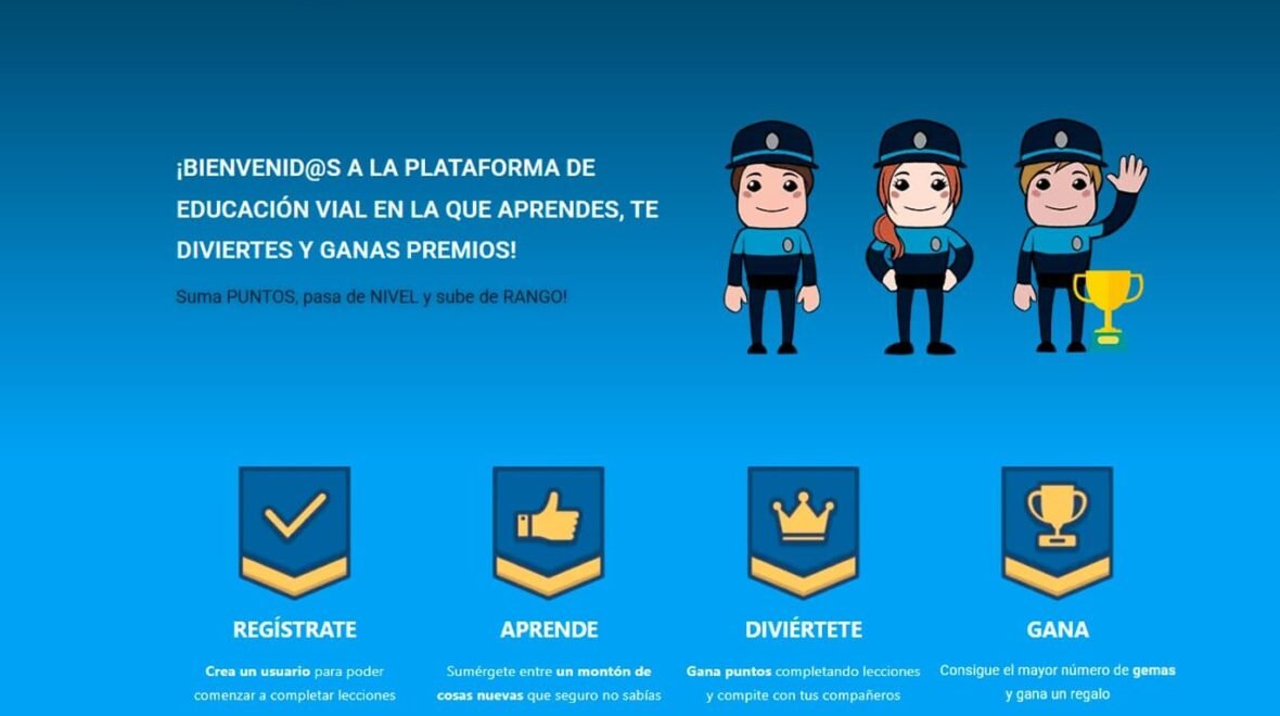 Plataforma de educación vial gamificada: qué es y por qué funciona
